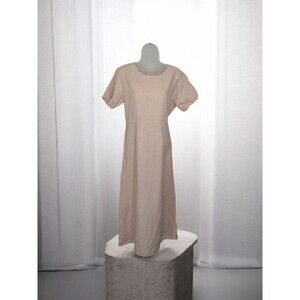 Vintage 90s Cotton Studio Pink Maxi Dress Small Cottagecore Boho